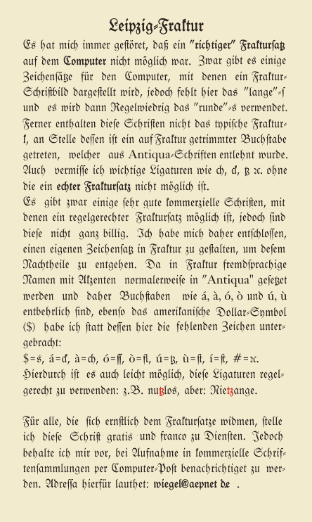 Leipzig Fraktur Bold